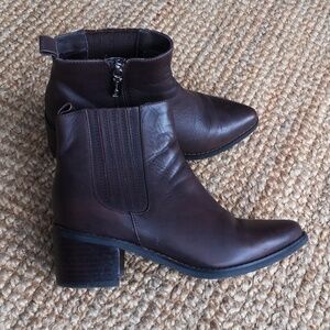 Blondo waterproof leather ankle boots